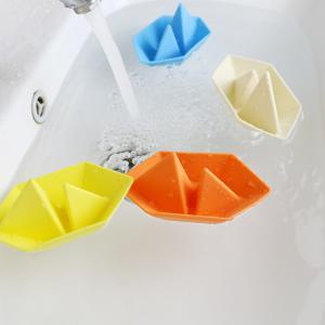 Wholesale Floating Bath Silicone Boat Set Water Toys Bpa Free Food Grade from china suppliers