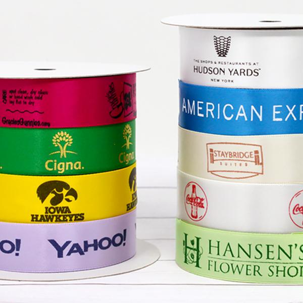 Customized Pattern Satin Ribbon in Single or Double Face Style