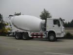 HOWO 10 wheels Concrete Mixer Truck 10 cubic meter 336hp for Congo 6X4 Yellow
