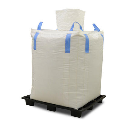 Open Top Cross Corner Bulk Bag with 5:1 Safety Factor and Top Skirt for Safe Handling