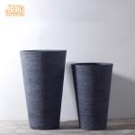 Outdoor Clay Flower Pots Homewares Decorative Items Large Clay Plant Pots Gray