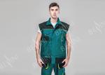 Waterproof Heavy Duty Work Suit Poly Cotton Blended Detachable Sleeves Jacket