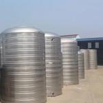 Beverage Stainless Steel Water Tank , Heating Insulated Cylindrical Water Tank