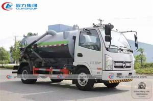 Wholesale KAMA 4x2 5000L Vacuum Sewage Suction Truck For Sanitation Services from china suppliers
