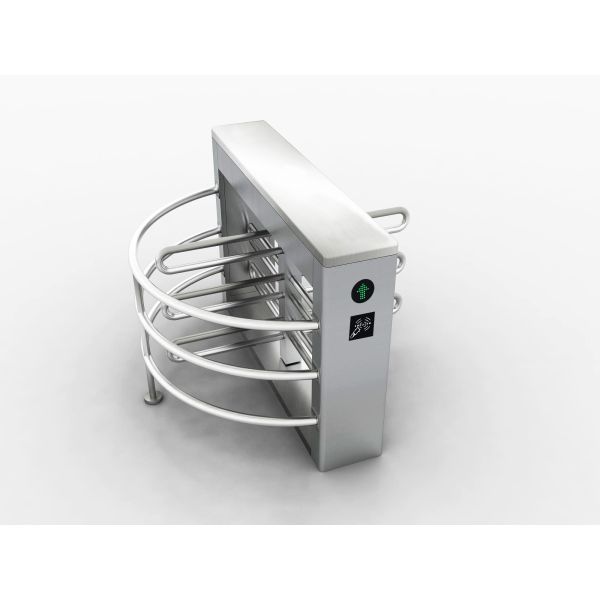 DC 24V Brush Motor Half Height Turnstiles Car Reader / RIFD Access Control