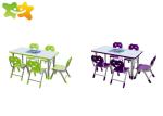 Creative Kindergarten Classroom Furniture , Nursery School Desk Environmental