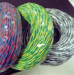 Wholesale H03V-S H05V-S RVS Cable PVC Insulated Stranded Flexible Copper Cable 2*1.0 2*1.5 100m/roll from china suppliers