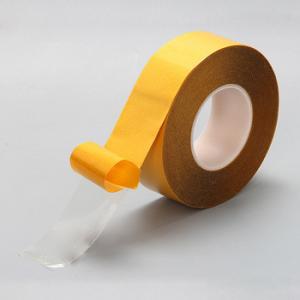 China High Adhesion Double Sided PET Polyester Film Acrylic Adhesive Tape for Banner on sale