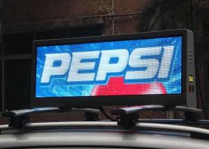 Wholesale Ip65 Waterproof Taxi Led Display Sign With 3g / 4g Wireless Group Control from china suppliers
