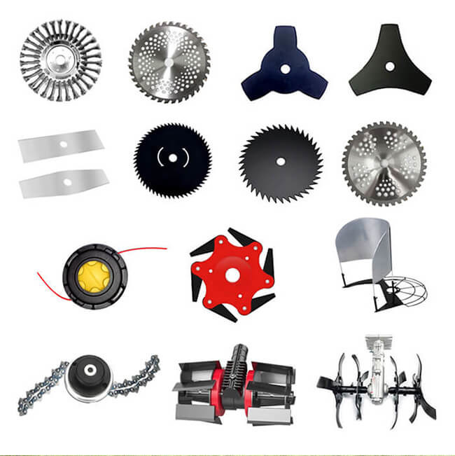 3 Tooth Steel Brush Cutter Parts Grass Cutter Blade Trimmer Weed Eater Parts