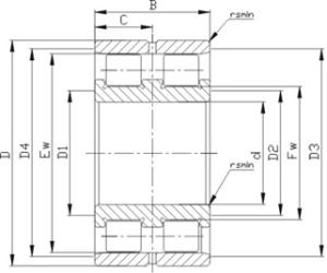 Wholesale Precision Cylindrical Roller Bearings: SL0248 series cylindrical roller bearing SL024856 from china suppliers