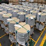 Astm Aisi 304 201 316 410 410s BA 2B Stainless Steel Circle Disc 10mm Thickness