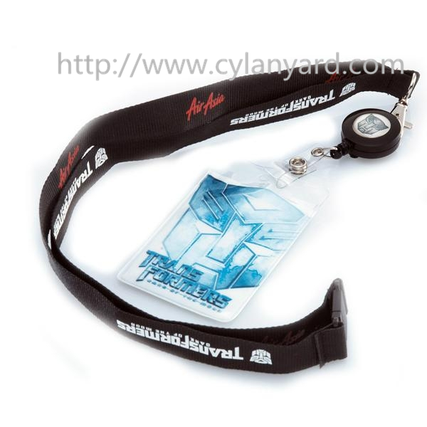 custom id badge reel lanyard