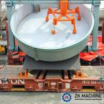 Disk Pelletizer 35TPH Concentrate Powder Wet Granulation Equipment