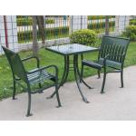 Modern Mild Steel Outdoor Table Benches Waterproof Anti Rust Durable