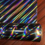 Wet Lamination Holographic Film Cold Lamination Polyester Metallized Film Roll