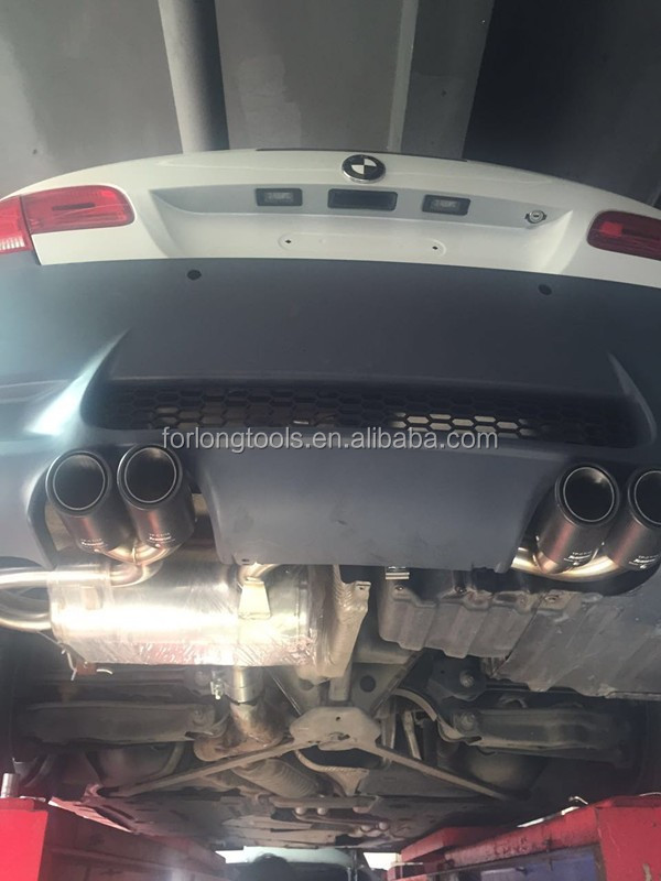 Stainless Steel 304 BMW 320i E90 Exhaust System Tail Part Refitted to M3 with Valve Control and Exhaust Pipe