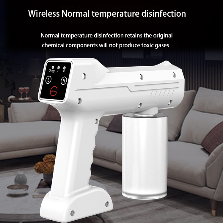 Touch Switch Homecare Medical Equipment Portable Mist Disinfecting Sprayer Blu Ray