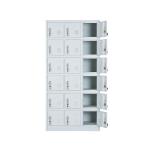 OEM Size 18 Door Metal Lockers Steel Outdoor Storage Lockers