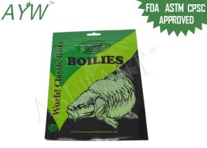 Wholesale Mini Size Fishing Worm Bag For Hook Equipment Packaging , Reaealable Fishing Bait Bag With Hole from china suppliers