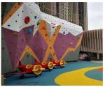 ODM Playground Equipment Rock Climbing Wall , Fiberglass Climbing Wall Panels