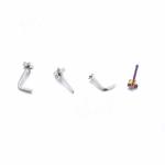 Wholesale Fashion Body Jewelry L Shape Stainless Steel Piercing Jewelry Ring