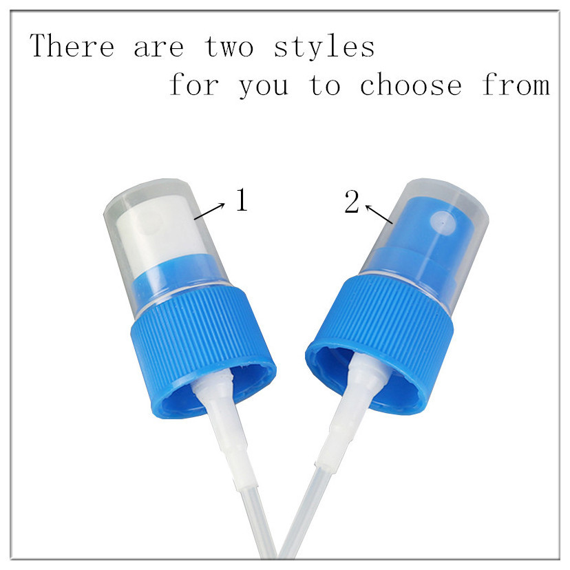 Customized PP Mini Mist Sprayer , Plastic Pump Sprayer For Bottles Blue Color
