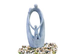 Wholesale 29&quot; Family Of Three Statue Garden Water Fountains In Magnesia Material from china suppliers