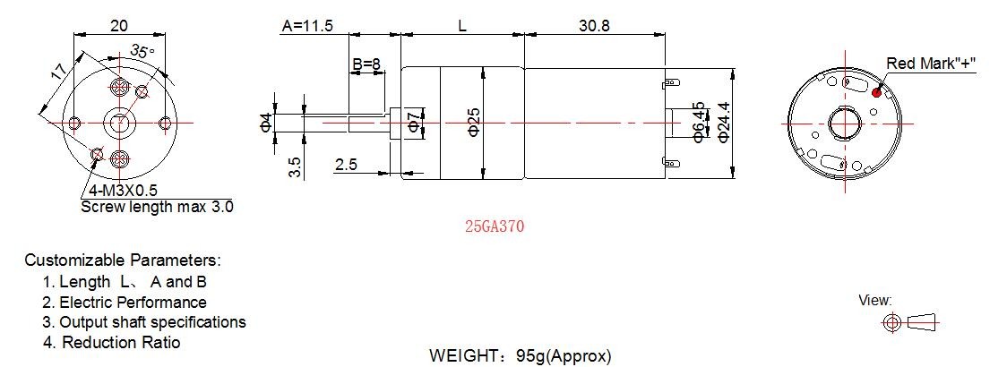 Micro DC Gear Motor 12v 24v Metal Gear Motor With DC Brush / Brushless Motor