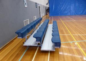 Wholesale Aluminum Movable Grandstands , Aluminum Bleacher Seats With Rubber Foot Pads from china suppliers