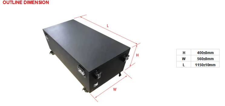 3.2V 200Ah Lithium Ion LiFePO4 Battery Cells 6000 Times Cycle Life