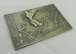 3D Zinc Alloy Die Cast Medals Antique Brass Plating For Memorial Day