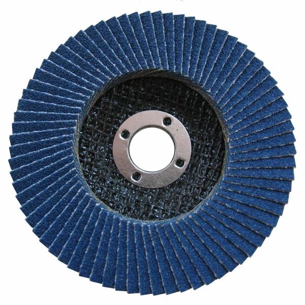 Quality 4-1/2" X 7/8" 60 Grit Zirconia Angle Grinder Cutting Wheel Abrasive Flap Disc for sale
