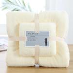 Customize Label Super Soft Microfiber Coral Velvet Bathroom Towel for Affordable