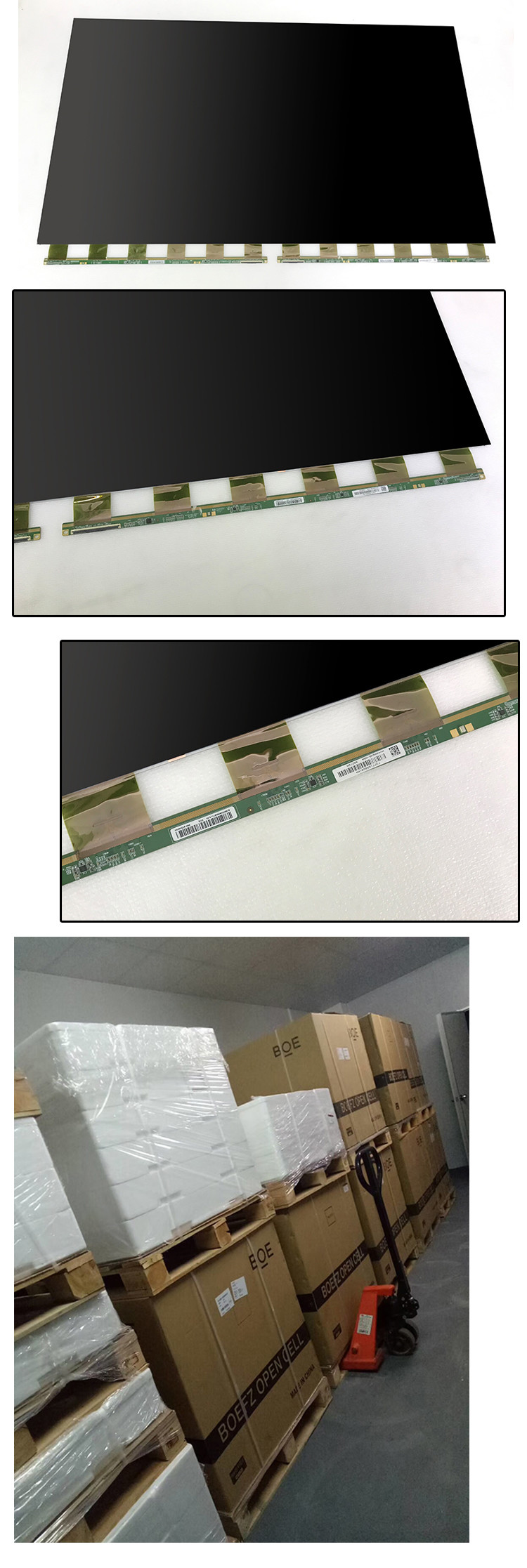 HV550QUBN8A BOE TV Panel , 12V SAMSUNG Tv Curved Screen