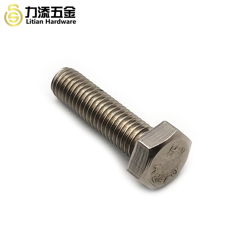 DIN933 DIN931 A2 A4 types hex cap set screw hex head stainless steel screw SS304 SS316 hexagonal bolt nut