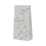 200gsm 210gsm White Paper Takeaway Bags 21.5*12*7cm