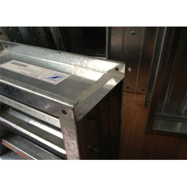 Fire Proof Damper Roll Forming Production Machine 0.8~1.5mm Interface Control