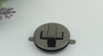 OEM leather bag metal accessories round shape nickel color twist turn locks for