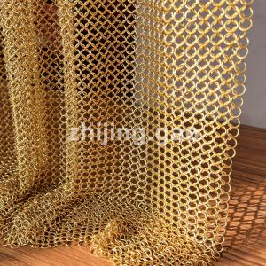 Wholesale 8mm Copper Plated Steel Chainmail Mesh from china suppliers