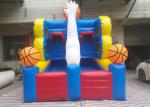 Flexible Inflatable Sports Games , Double Inflatable Basketball Hoop
