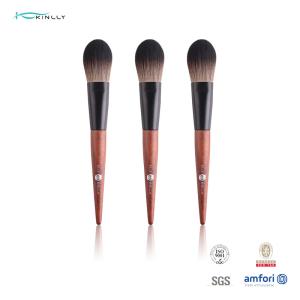 Wholesale fluffy soft BSCI Individual Makeup Brushes Black Aluminium Ferrule from china suppliers