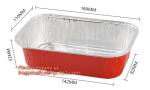 Aireline Rectangle Shaped, Disposable Aluminum Foil Pan, Take-Out Food