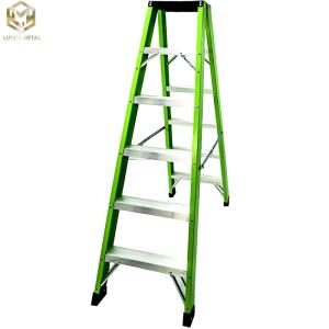 Wholesale Glass Fiber Reinforced Aluminum Telescopic Ladder 6.2 m Fire Protection Wireman from china suppliers