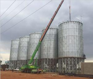 Wholesale Great volume popular TCK series hopper bottom galvanized steel rice paddy storage silo from china suppliers