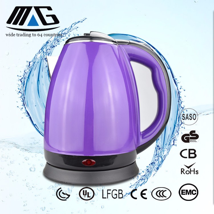 2019 Cool Touch Big Boiling Automatic Tea Abs Plastic 2l Fast Heating Cordless Water Electric Kettle Hot Sale