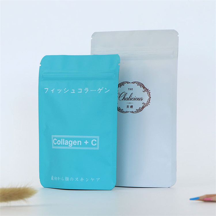 Printing customized aluminum foil seal zip lock plastic bag for coffee/tea