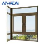 Wooden Grain Thermal Break Aluminium Casement Window