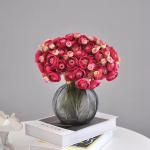 6 Heads Peony Bouquets Artificial Flowers Faux Peony Silk Flower for Wedding