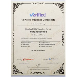 Shenzhen JESOY Technology Co., Ltd. Certifications